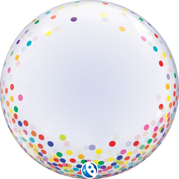 Bubble Colorful Confetti Dots 24"