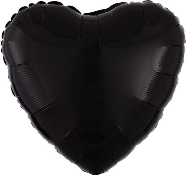 HEART BLACK 18" Foil