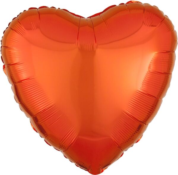 HEART ORANGE 18" Foil