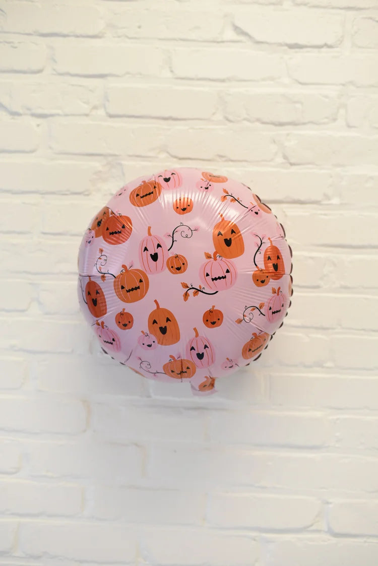 Pumpkin Face Balloon 18"