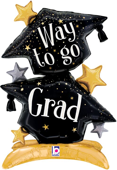 Grad Hats StandUps Foil Balloon