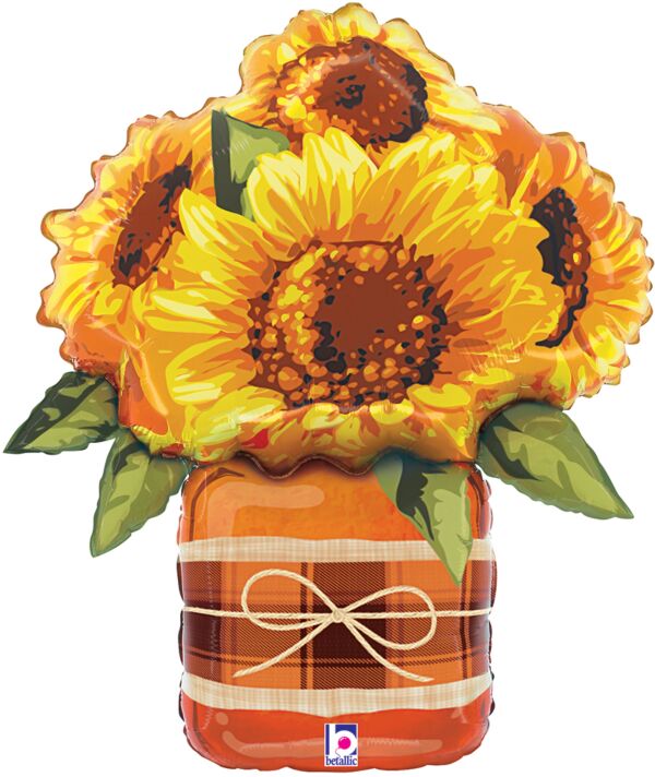 Sunflower Mason Jar