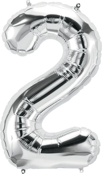Number 2 Silver 34"