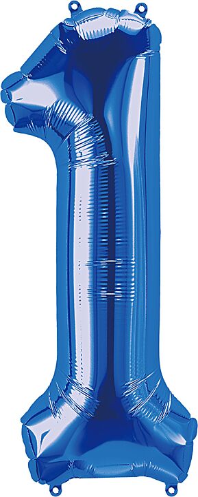 Number 1 Blue 34"
