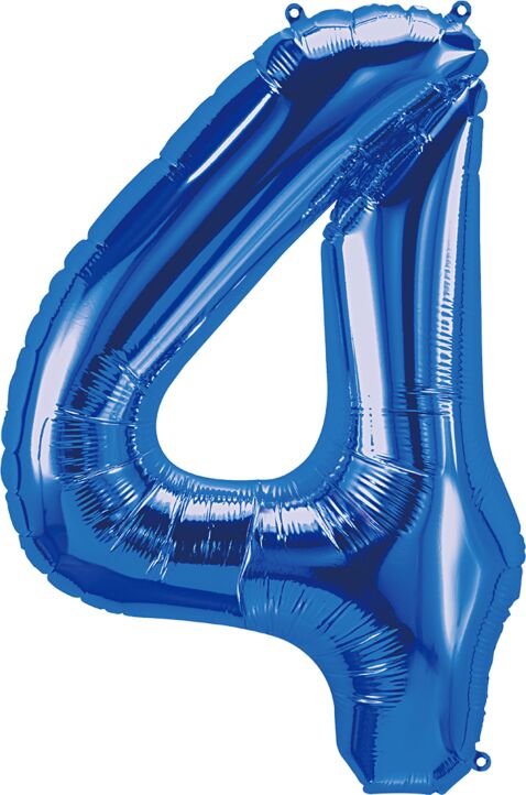 Number 4 Blue 34"