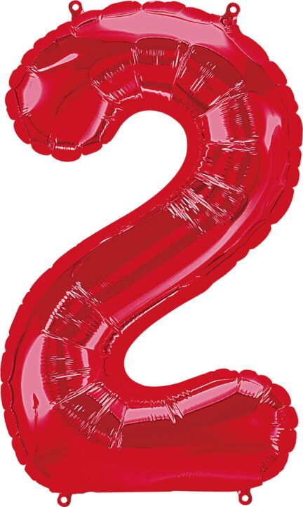 Number 2 Red 34"