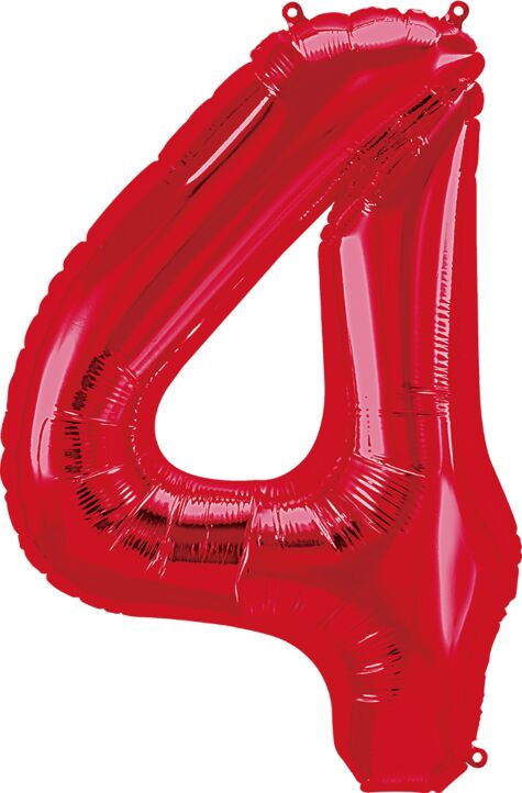 Number 4 Red 34"