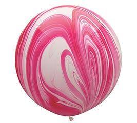 Qualatex Red/White Agate