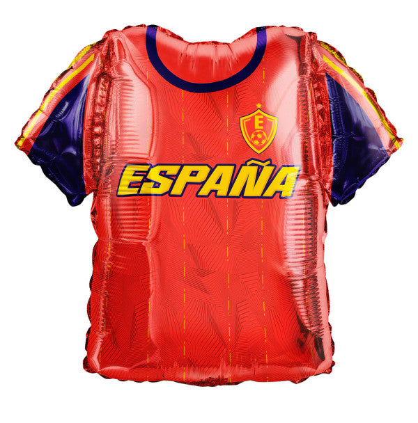 Soccer Jersey Spain Foil Balloon