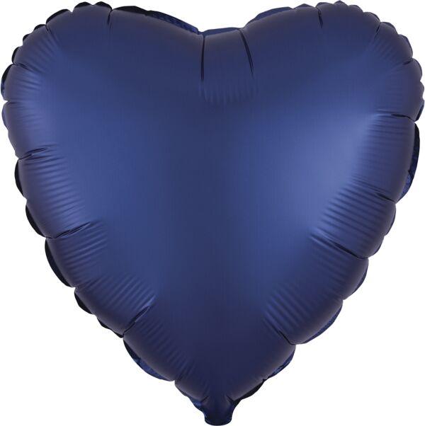 HEART LUXE NAVY 18" Foil