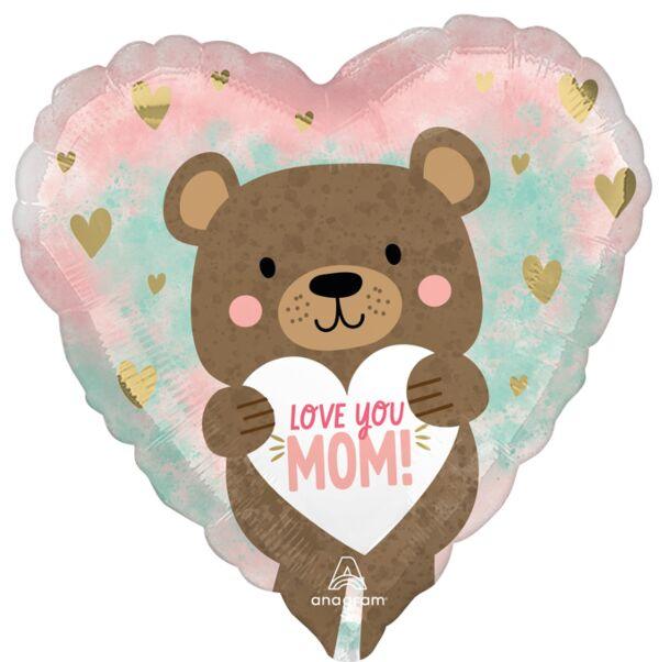 Love You Mom Bear 17"