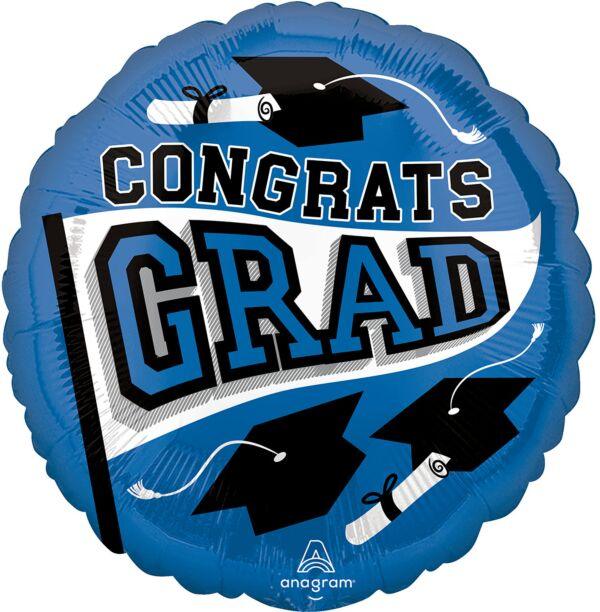 Congrats Grad Blue 17"