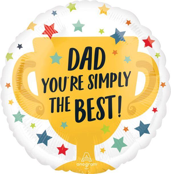 Simply the Best Dad 17"