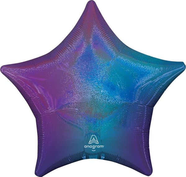 STAR BLUE AURA STARDUST OMBRE 19"