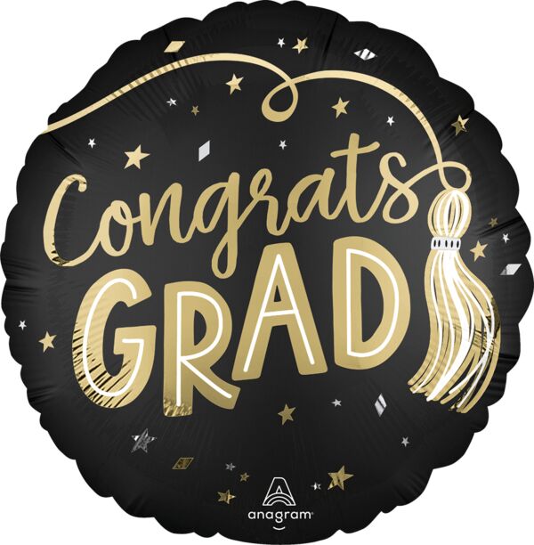 Tassels Grad Foil Balloon