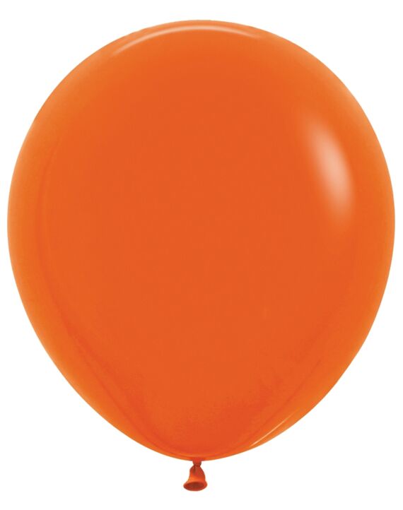 Sempertex Orange Latex Balloon