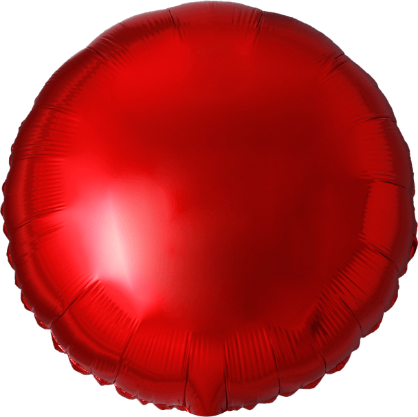 Giant 68" Round Red Foil Balloon