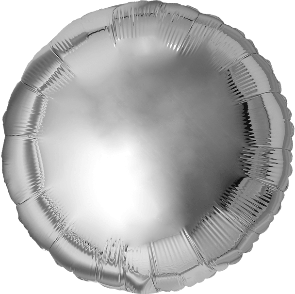 Giant 68" Round Silver Foil Balloon