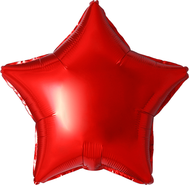 Giant 68" Star Red Foil Balloon