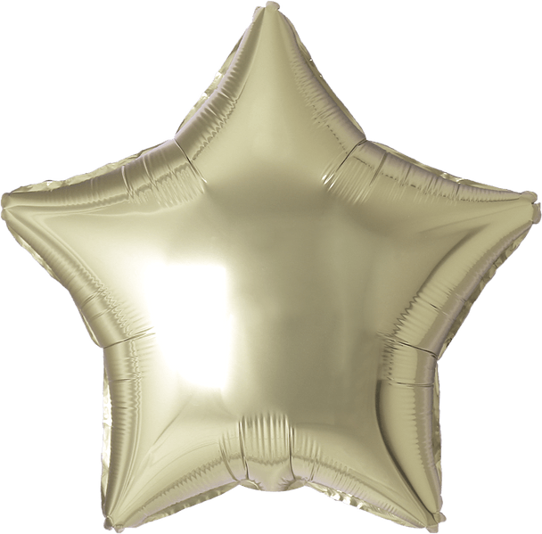 Giant 68" Star White Gold Foil Balloon