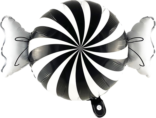 Candy Striped Black/White