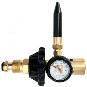 Balloon Inflator with Upright Tilt Valve - Gauge