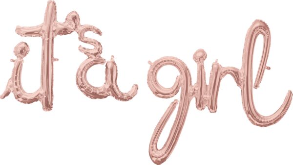 Its a fashion girl foil balloon