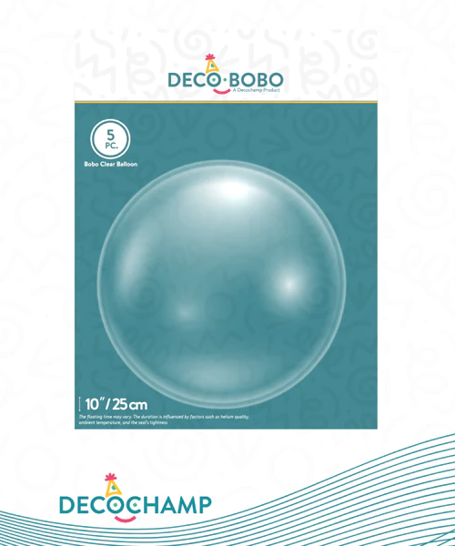 DECOBobo  Bubble Clear 10" - 50"