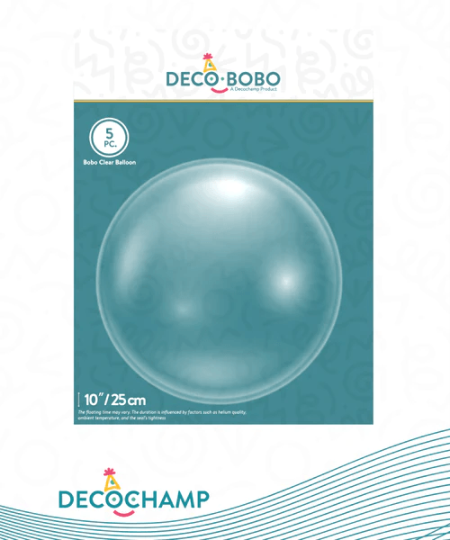 DECOBobo Bubble Clear 10"