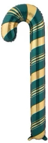 Candy Cane Dark Green 55"