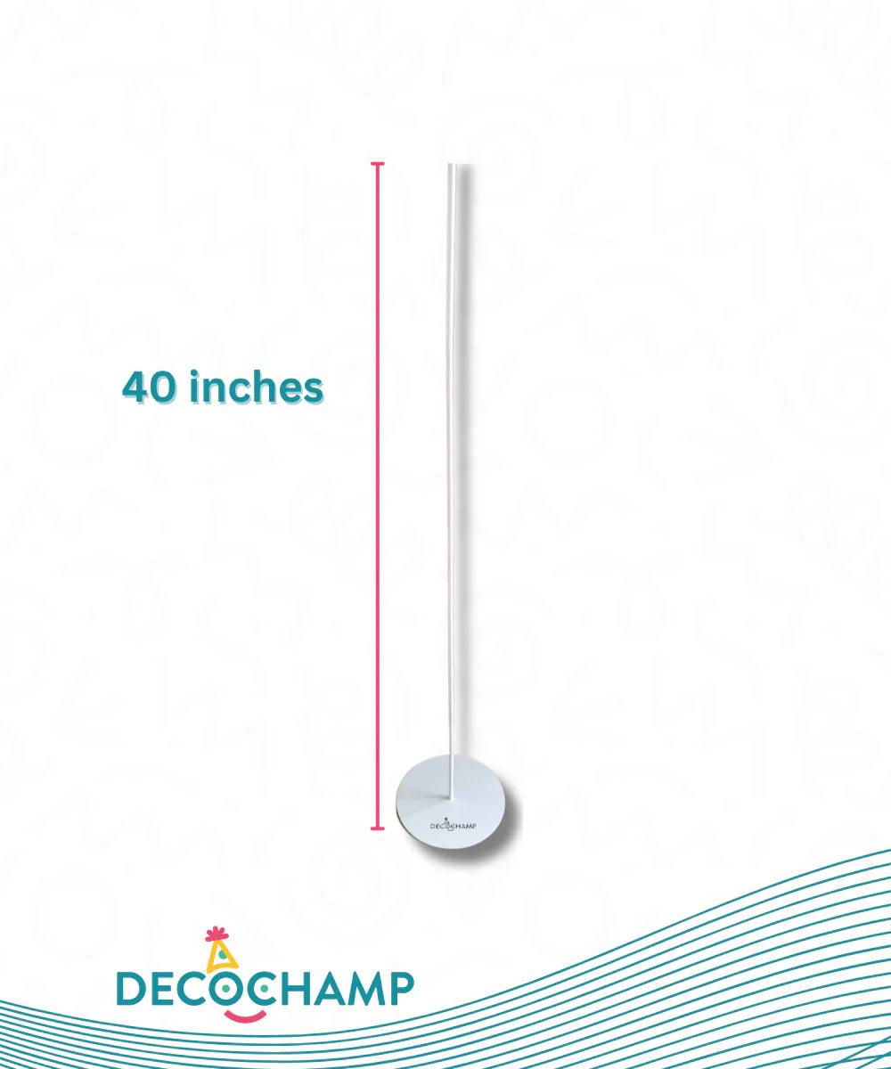 Deco Round Base Adjustable 40"