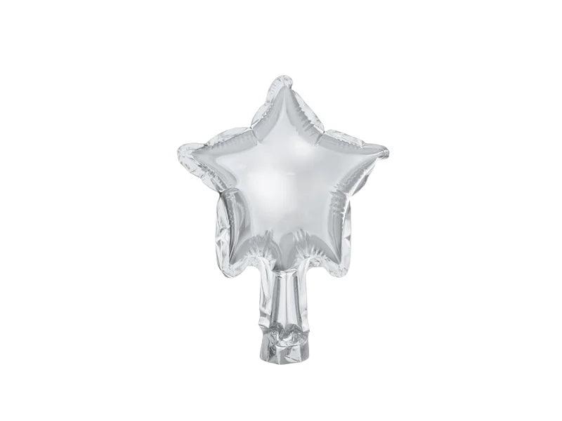 Star Balloon, Silver 5"