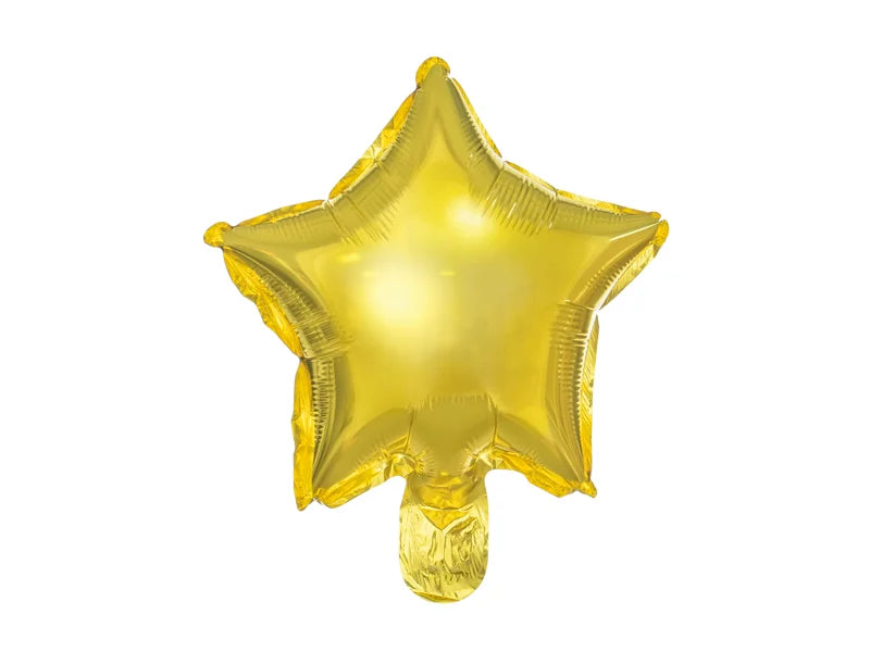 Star Balloon, Gold 10"