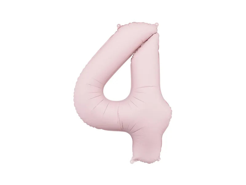 Number 4 Light Pink 40"