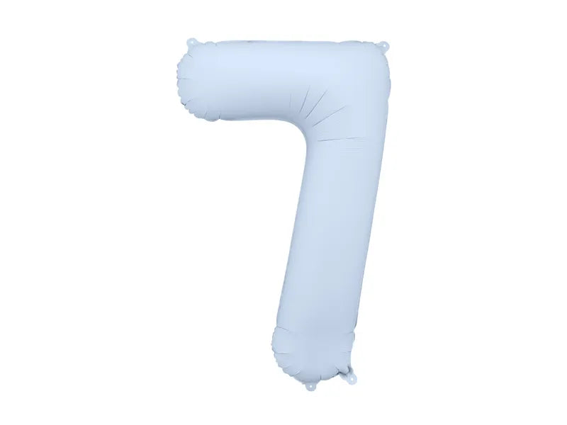 Number 7 Misty Blue 40"