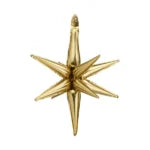 Star 3D Foil Balloon Star Gold 28"