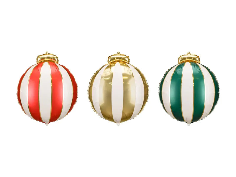 Christmas Baubles Foil Balloons 16"