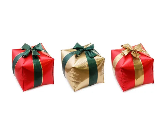 Christmas Gift Boxes Foil Balloons 16"