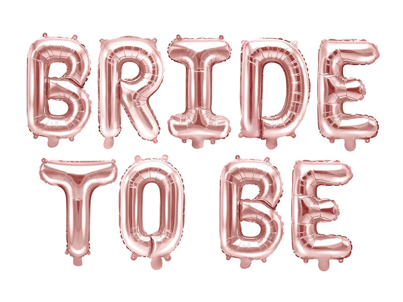 Bride To Be Foil Letter Balloons