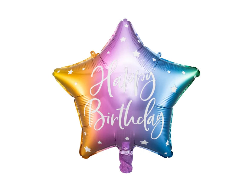 Birthday Gradient Star