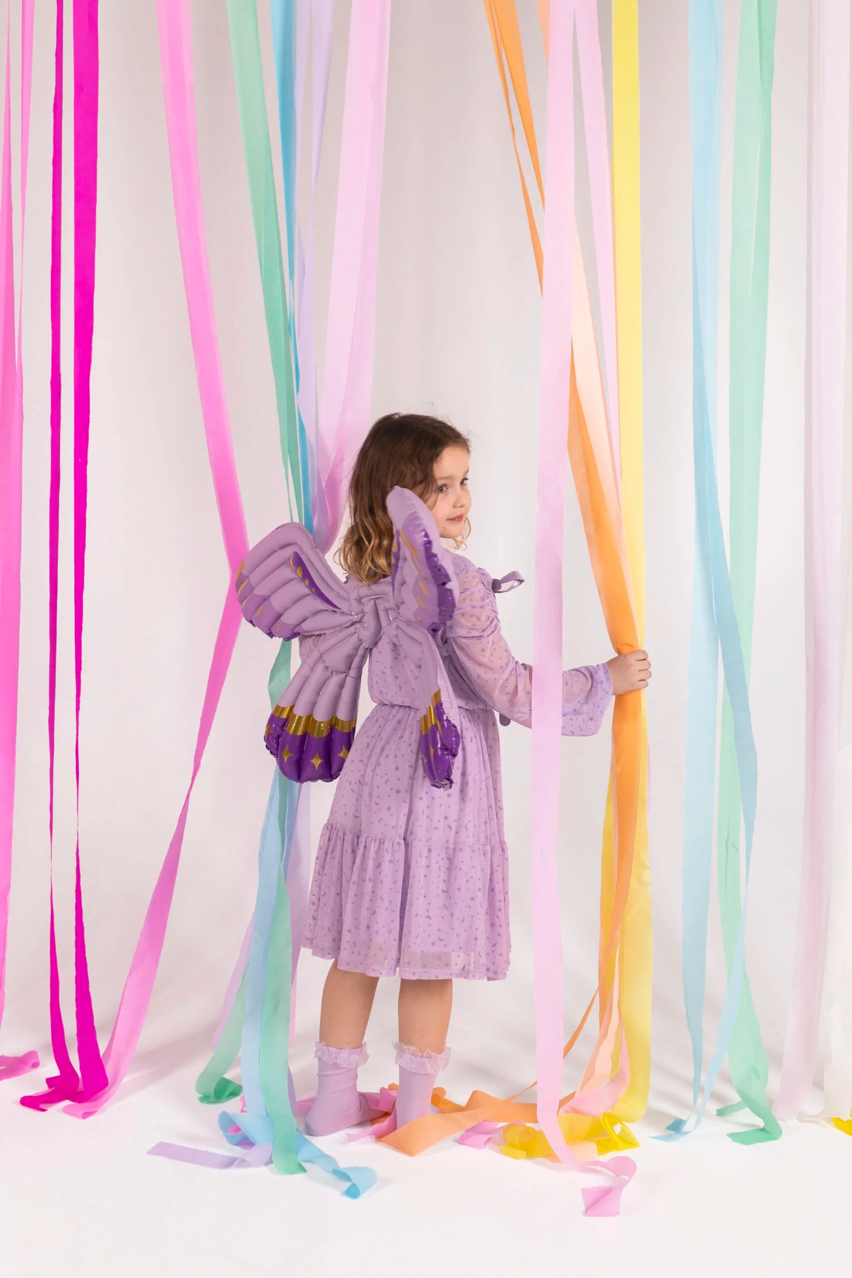 Butterfly Wings Purple 38"