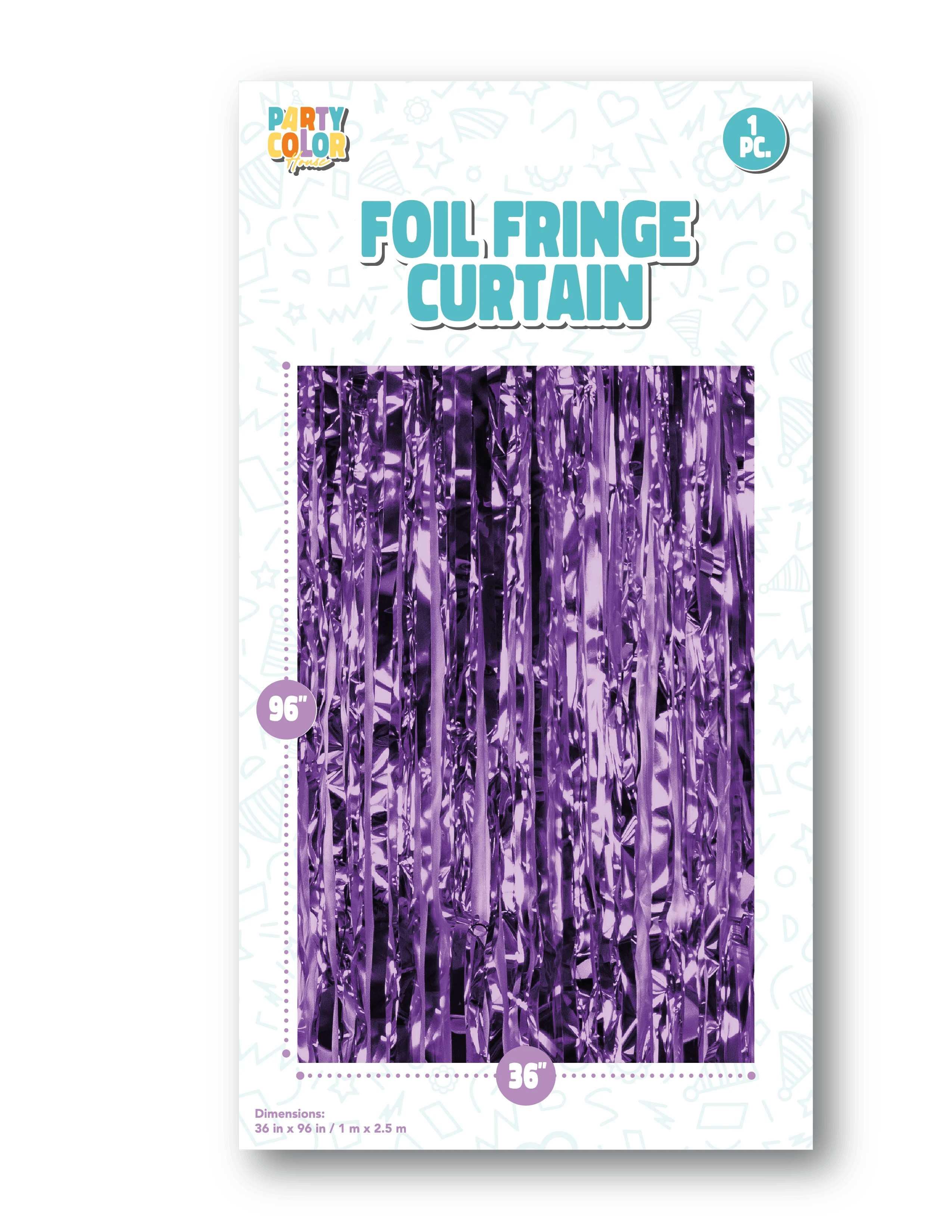 Curtain, Gloss Foil Purple