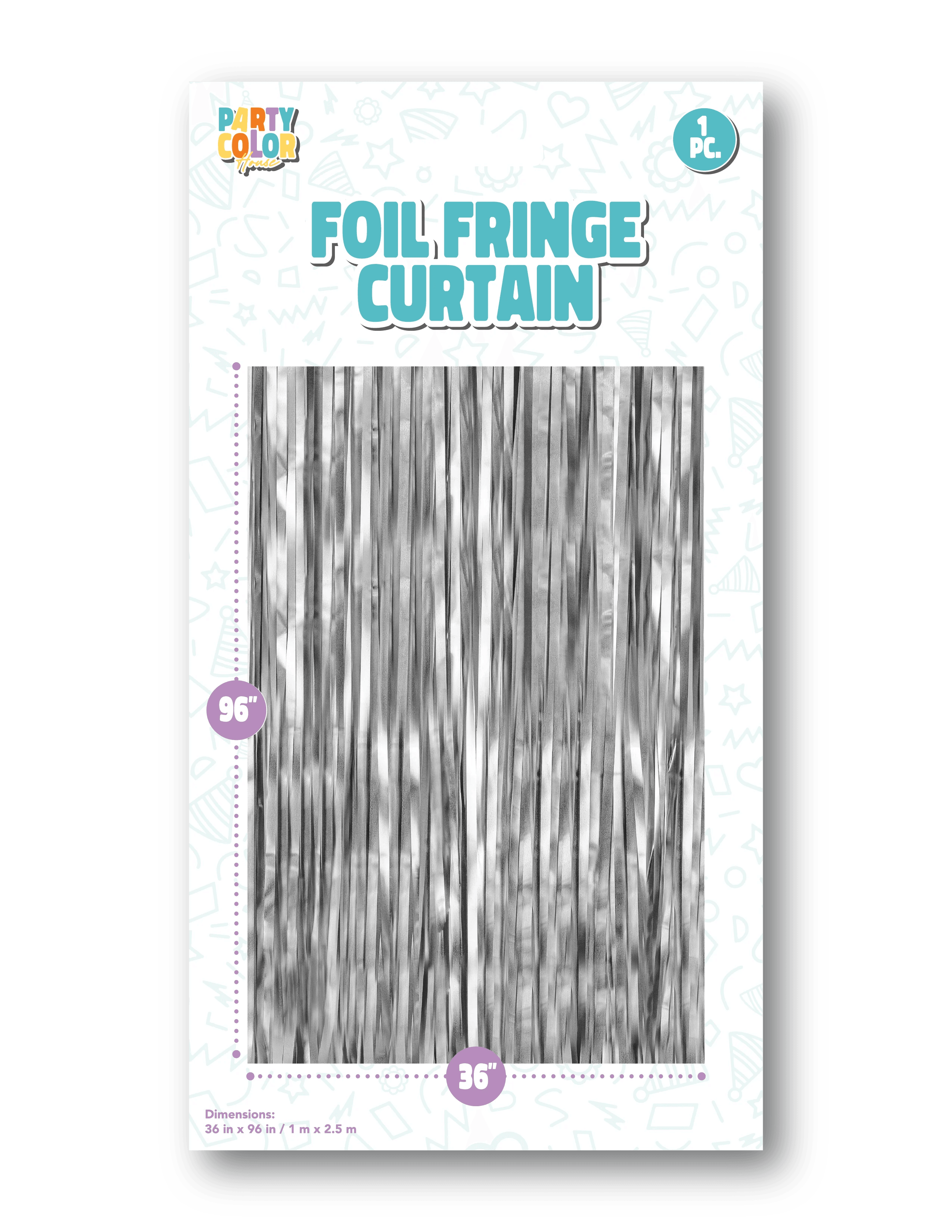 Curtain, Gloss Matte Silver