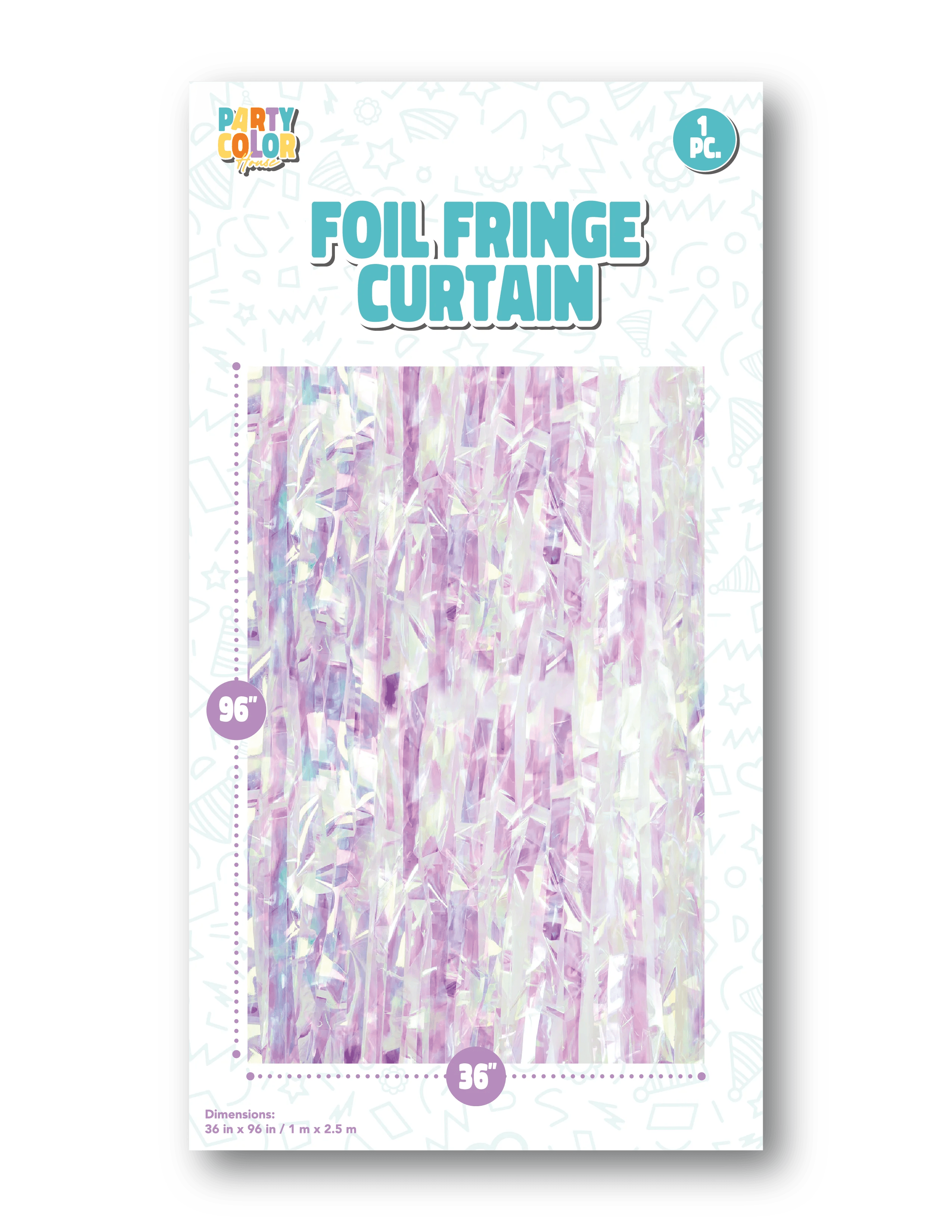 Curtain, Iridescent Foil