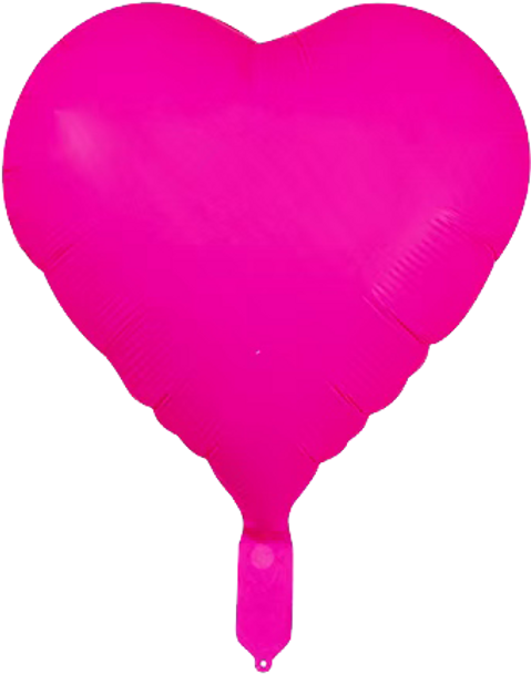 HEART Neon Pink, 18"