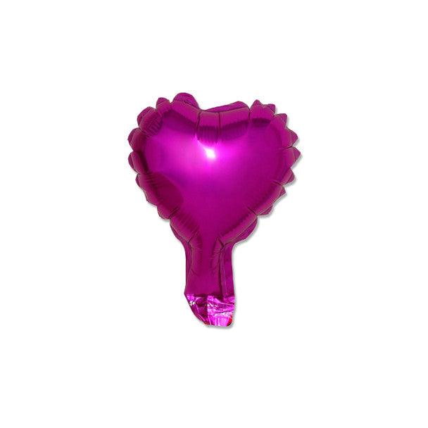 Heart 4" Self Sealing Fuchsia