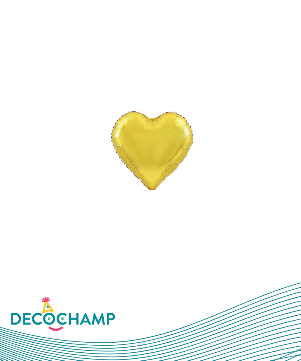 DecoHeart 4″ Gold
