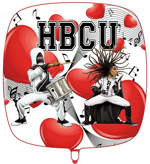 Melanin Graduation Balloon - HBCU Band Love