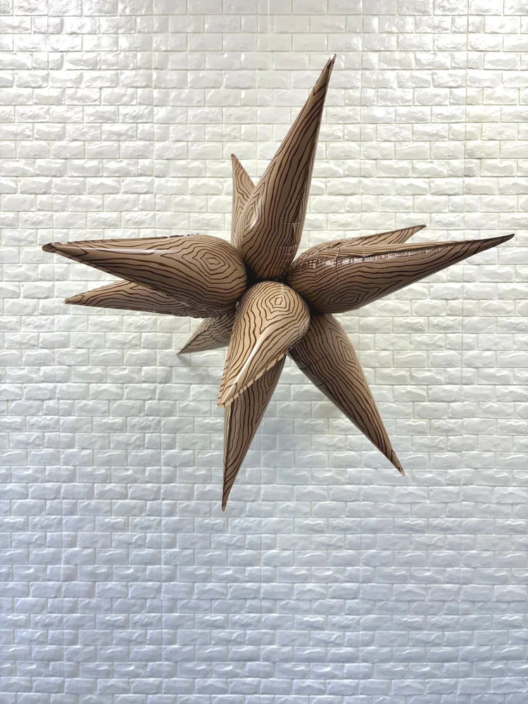 Exploding StarBurst Wood Grain 40"