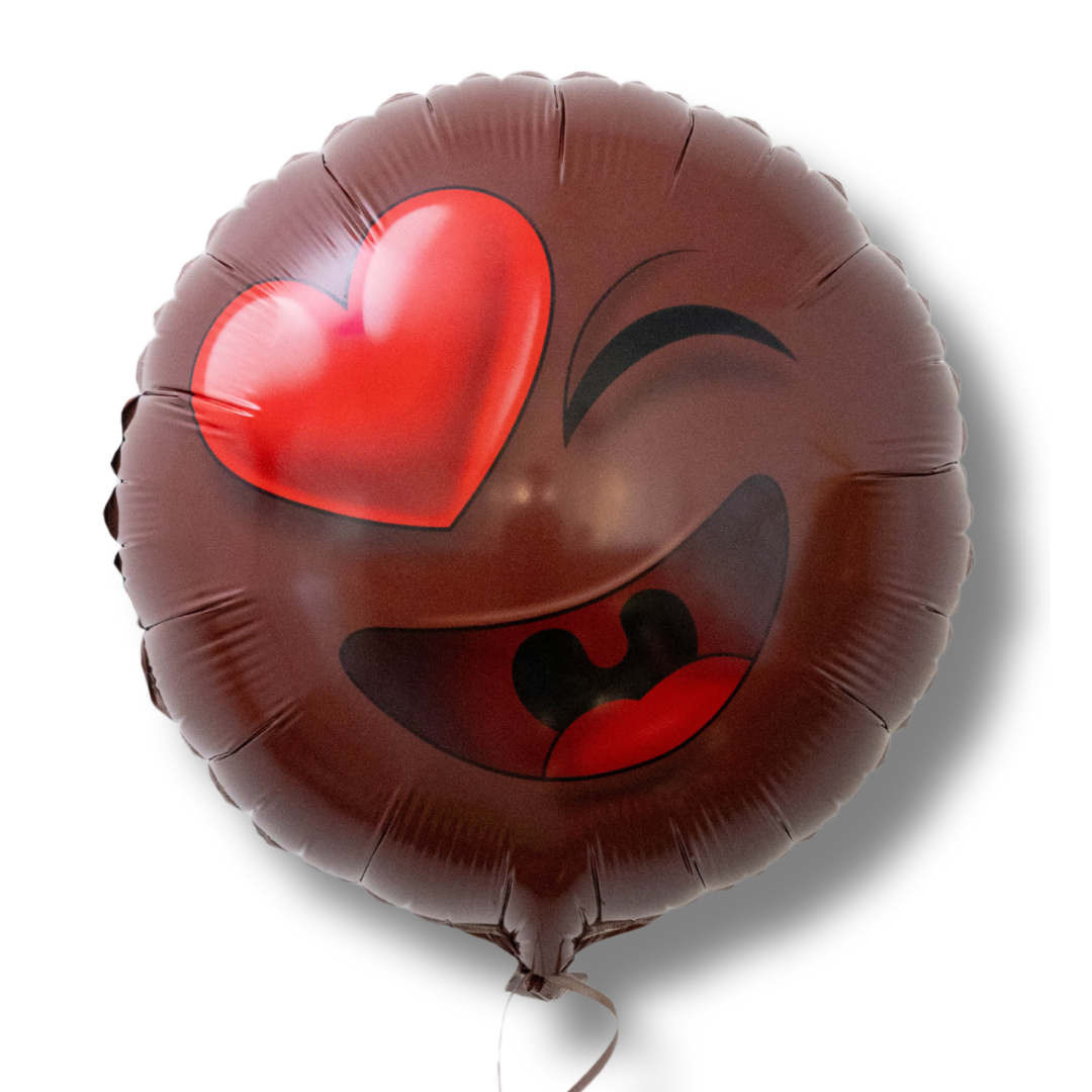 Melanin Moji Winking Heart